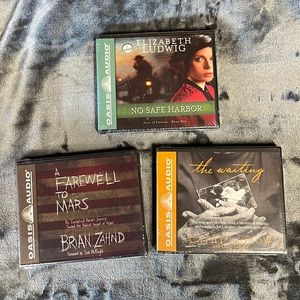 Set of 3 Audio Christian Cd books New